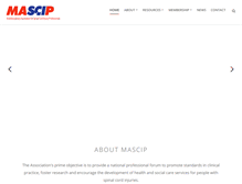 Tablet Screenshot of mascip.co.uk